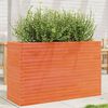 vidaXL Garden Planter Wax Brown 110x40x68.5 cm Solid Wood Pine