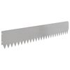 vidaXL Lawn Edging 30 pcs 103 x 20 cm Steel Silver