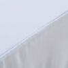 vidaXL 2 pcs Stretch Table Covers with Skirt 243x76x74 cm White