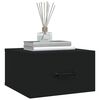 vidaXL Wall-mounted Bedside Cabinets 2 pcs Black 35x35x20 cm