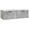 vidaXL Wall-Mounted TV Cabinet Concrete Grey 98 x 41 x 30 cm