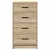 vidaXL Sideboard Sonoma oak 40 x 41 x 75 cm Engineered wood