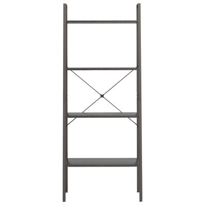 vidaXL 4-Tier Standing Shelf Black 56x35x140 cm