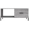 vidaXL Coffee Table Grey Sonoma 90x50x40 cm Engineered Wood