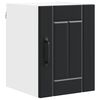 vidaXL Wall Cabinet LUCCA Black 30 x 31 x 40 cm Engineered Wood
