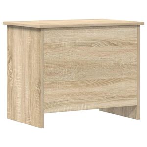 vidaXL Storage Chest Sonoma Oak 60 x 40 x 50 cm Engineered Wood