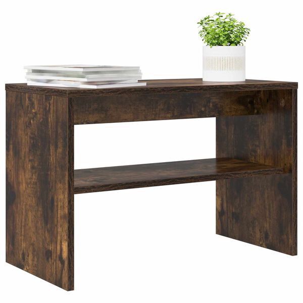 vidaXL TV Cabinet Smoked Oak 60 x 30 x 40 cm Engineered Wood