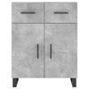 vidaXL Sideboard Concrete Grey 69.5x34x90 cm Engineered Wood