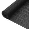 vidaXL Privacy Net Black 3.6x50 m HDPE 75 g/m²