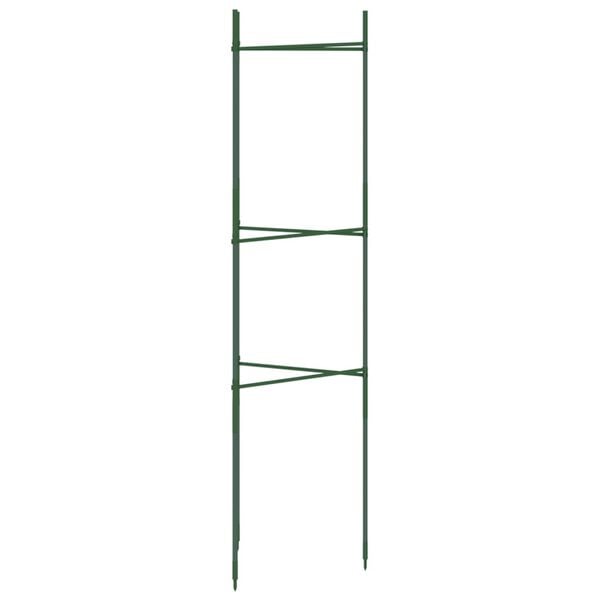 vidaXL Tomato Cages 4 pcs 116 cm Steel and PP