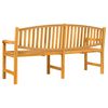vidaXL 3 Piece Garden Dining Set Solid Wood Teak