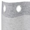 vidaXL Voile Curtain 2 pcs Dark Grey 225 x 140 cm Polyester
