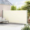 vidaXL Patio Retractable Side Awning 200x600 cm Cream