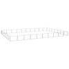 vidaXL Dog Kennel Silver 70 m² Steel
