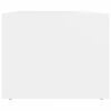 vidaXL Coffee Table White 80x50x40 cm Engineered Wood
