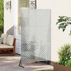 vidaXL Privacy Screen Grey 100 x 50 x 180 cm Steel