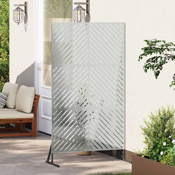 vidaXL Privacy Screen Grey 100 x 50 x 180 cm Steel