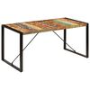 vidaXL Dining Table 160x80x75 cm Solid Reclaimed Wood