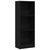vidaXL Bookcase Black Oak 40x24x109 cm Engineered Wood