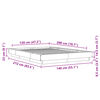 vidaXL Bed Frame without Mattress Grey Sonoma 120x200 cm