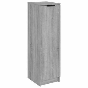 vidaXL Shoe Cabinet Grey Sonoma 30x35x100 cm Engineered Wood