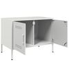 vidaXL TV Cabinets 2 pcs White 68x39x50.5 cm Steel