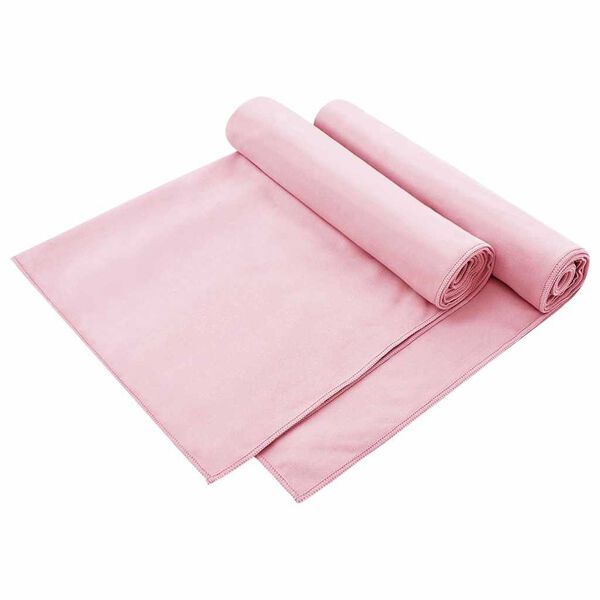 vidaXL Outdoor Chair Towels 2 pcs Pink 130 x 60 cm