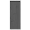 vidaXL Wall Cabinets 2 pcs Grey 30x30x80 cm Solid Wood Pine