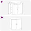 vidaXL Kitchen Storage with Shelf Silver 90 x 50 x 92 cm Steel