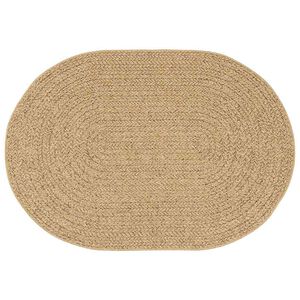 vidaXL Rug ZIZUR Brown 170 x 120 cm Polypropylene