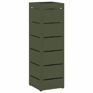 vidaXL Umbrella Stand Olive 15.5 x 15.5 x 49 cm Metal