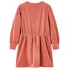 Kids' Dress with Long Sleeves Medium Pink 104