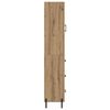 vidaXL Highboard Artisan Oak 34.5 x 34 x 180 cm Engineered Wood