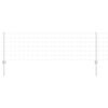 vidaXL Euro Fence with Post 25 x 0.6 m Galvanised Steel Silver Mesh