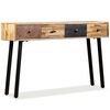 vidaXL Console Table Solid Reclaimed Teak 120x30x76 cm