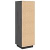 vidaXL Highboard Grey 38x35x117 cm Solid Wood Pine