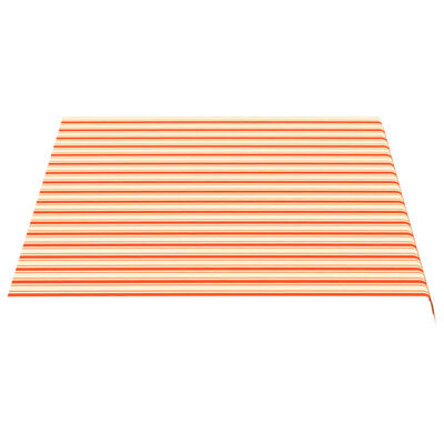 vidaXL Replacement Fabric for Awning Yellow and Orange 3.5x2.5 m