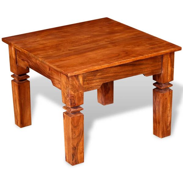 vidaXL Coffee Table Solid Wood 60x60x45 cm