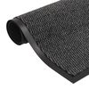 vidaXL Dust Control Mats 2 pcs Rectangular Tufted 120x180 cm Anthracite