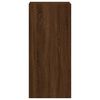 vidaXL TV Wall Cabinet Brown Oak 40.5x30x90 cm Engineered Wood