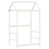 vidaXL Kids' Bed Roof White 118x70x176.5 cm Solid Wood Pine