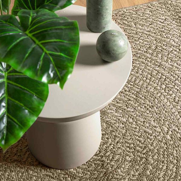 vidaXL Rug ZIZUR Beige 80x250 cm Jute Look Indoor and Outdoor