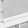 vidaXL Dressing Table with LED White 80x41x134.5 cm