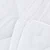 vidaXL Duvet with Pillow 3 pcs White Microfibre