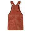 Kids' Overall Dress Corduroy Cognac 104