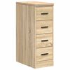vidaXL Garage Cabinets 2 pcs Sonoma Oak Engineered Wood
