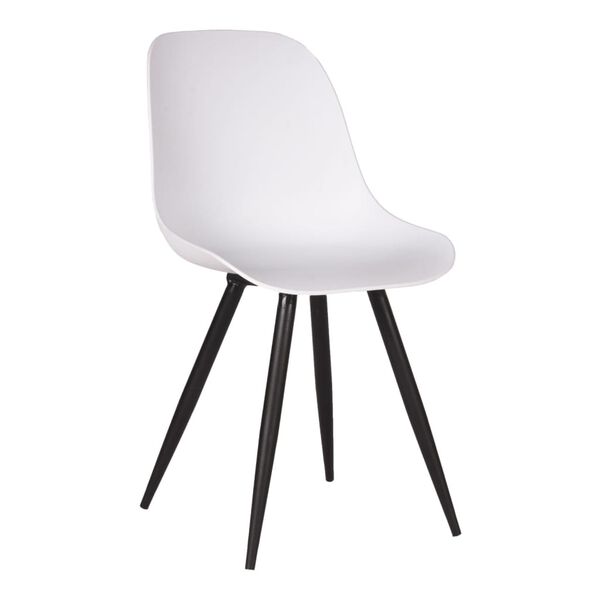 LABEL51 Dining Chairs 2 pcs Monza 46x54x88 cm White