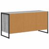 vidaXL TV Cabinet Grey Sonoma 100 x 36 x 49.5 cm Engineered Wood