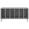 vidaXL Record Cabinet Concrete Grey 100x38x48 cm Engineered Wood