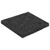 vidaXL Rubber Granulate Patio Pad Black 9 x 9 x 0.6 cm Rubber